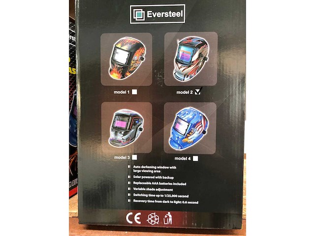 4x eversteel - 2025 - model 1 - lashelm - afbeelding 3 van  4