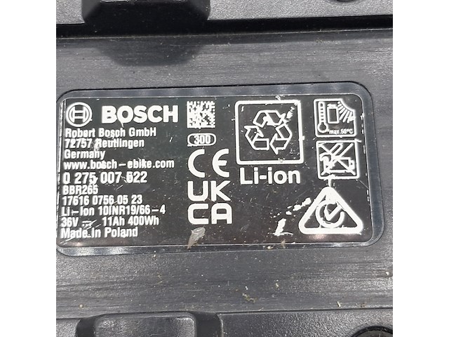 4x fietsaccu, bosch, powerpack 400 0275007522 - afbeelding 4 van  18