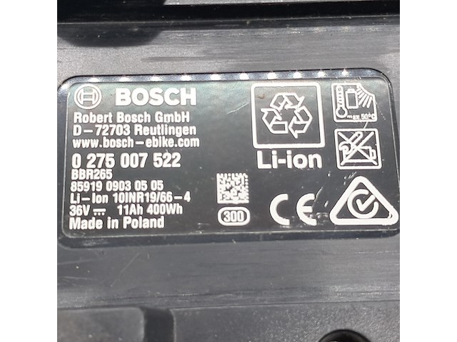 4x fietsaccu, bosch, powerpack 400 0275007522 - afbeelding 5 van  18