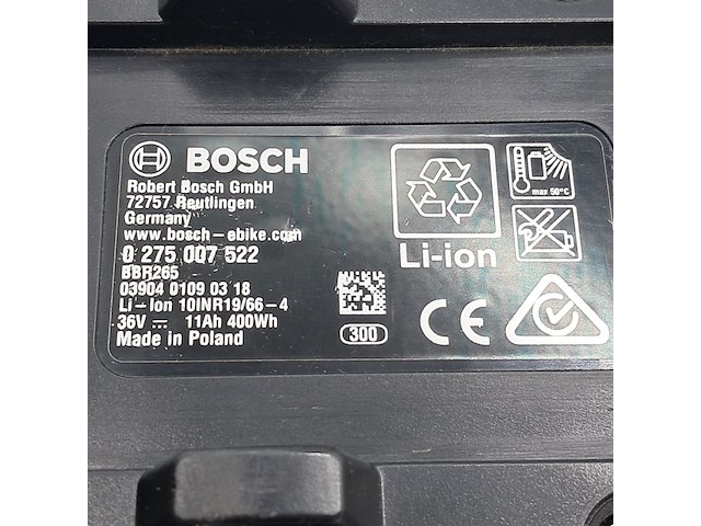 4x fietsaccu, bosch, powerpack 400 0275007522 - afbeelding 5 van  17