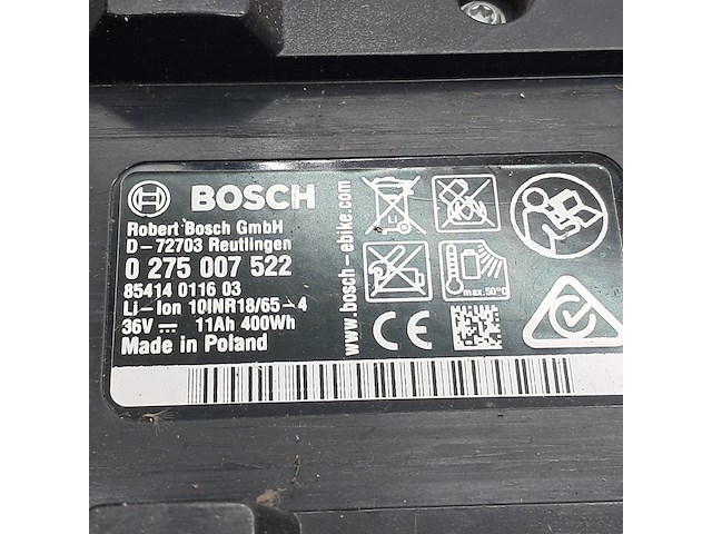 4x fietsaccu, bosch, powerpack 400 0275007522 - afbeelding 9 van  17