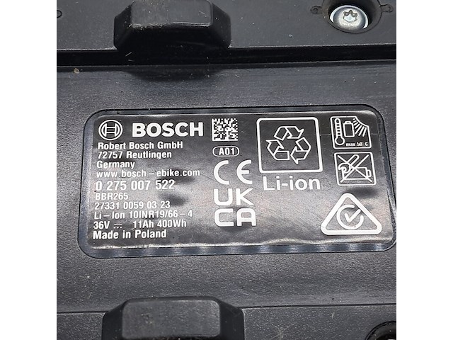 4x fietsaccu, bosch, powerpack 400 - afbeelding 5 van  17
