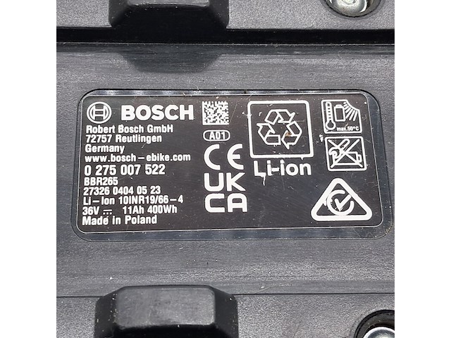 4x fietsaccu, bosch, powerpack 400 - afbeelding 10 van  12