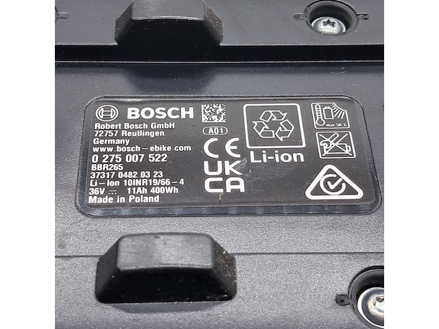 4x fietsaccu, bosch, powerpack 500 0275007522 - afbeelding 17 van  18