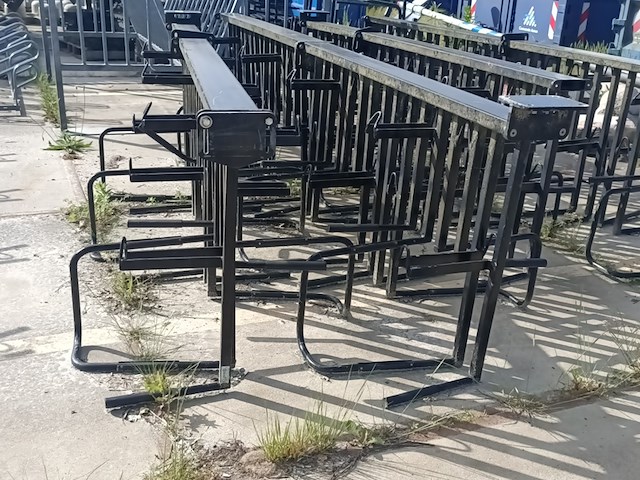 4x fietsenrek, zwart - afbeelding 2 van  4