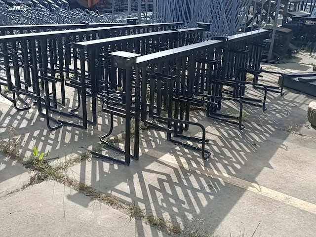 4x fietsenrek, zwart - afbeelding 3 van  4