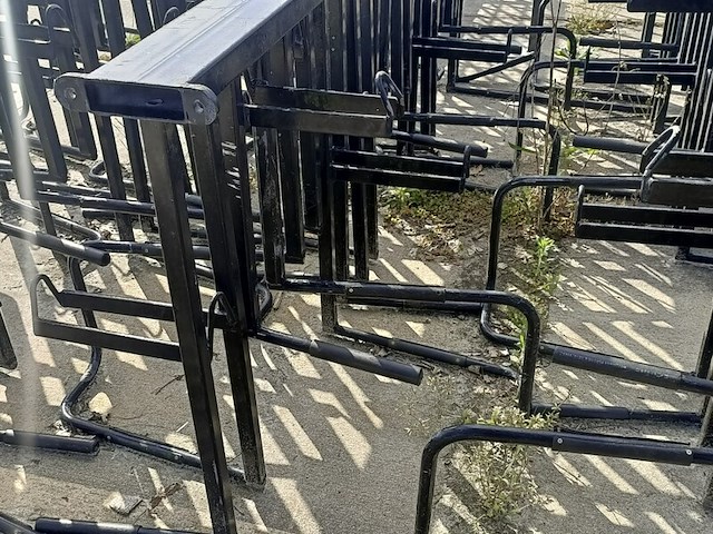 4x fietsenrek, zwart - afbeelding 4 van  4