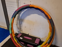 4x fitness hoelahoep met aerobic step - afbeelding 2 van  4