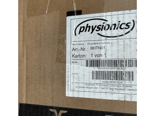 4x fitnessaccesoires w.o. een sit-up bank physionics - afbeelding 4 van  5