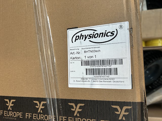4x fitnessaccesoires w.o. een sit-up bank physionics - afbeelding 5 van  5