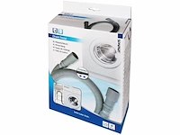 4x flexibele afvoerslang 1.2 tot 4 meter, scanpart, grijs