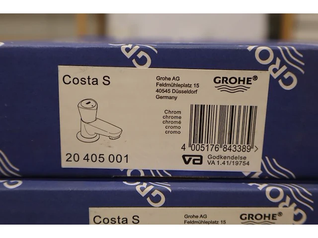 4x fonteinkraan grohe, costa s, chroom - afbeelding 2 van  6