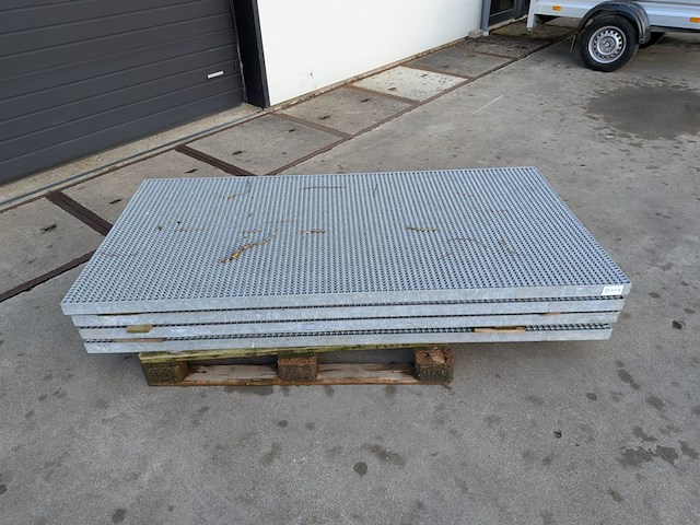 4x gegalvaniseerd stalen rooster - afbeelding 2 van  4