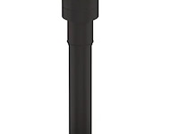 4x geïsoleerde dakdoorvoer en 5x verlengbuis, 0169850, zwart - afbeelding 1 van  4