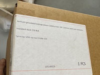 4x geïsoleerde dakdoorvoer en 5x verlengbuis, 0169850, zwart - afbeelding 4 van  4