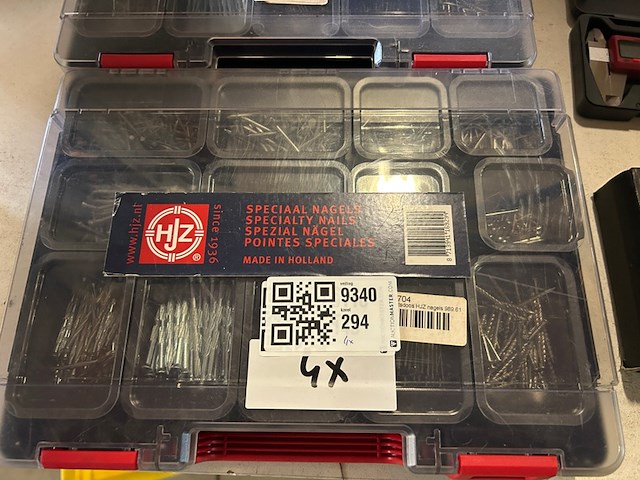 4x gereedschap w.o. nagelbox, digitale schuifmaat, w.o. stier, ks tools - afbeelding 2 van  6