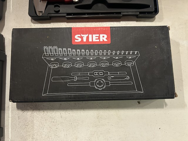 4x gereedschap w.o. nagelset, w.o. stier, hjz - afbeelding 3 van  6