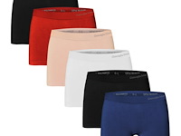 4x gianvaglia dames microfiber boxershorts xl/3xl - afbeelding 2 van  3