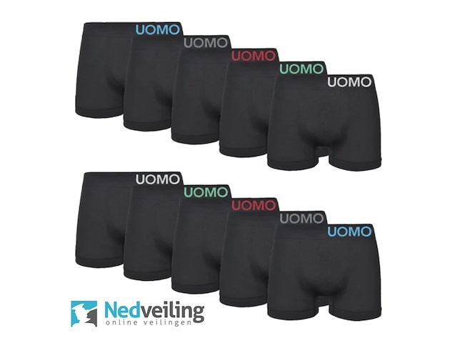 4x gianvaglia microfiber heren boxershort m/l 9209 zwart - afbeelding 2 van  3