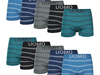 4x gianvaglia microfiber heren boxershort xl/xxl mix color