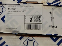 4x glijstangset, hansa, hansabasicjet, chroom - afbeelding 2 van  3