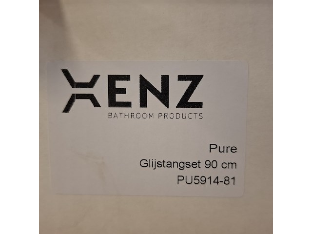 4x glijstangset xenz, dure, geborsteld goud - afbeelding 6 van  7