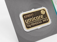 4x goudbaar, 10 gram, umicore - afbeelding 3 van  9