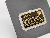4x goudbaar, 10 gram, umicore - afbeelding 5 van  9