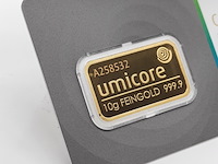 4x goudbaar, 10 gram, umicore - afbeelding 9 van  9
