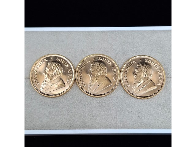 4x gouden munt, south africa, krugerrand, 1982 - afbeelding 4 van  5