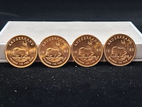 4x gouden munt, south africa, krugerrand, 1983