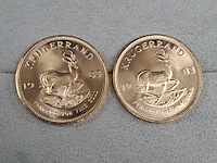 4x gouden munt, south africa, krugerrand, 1983 - afbeelding 2 van  5
