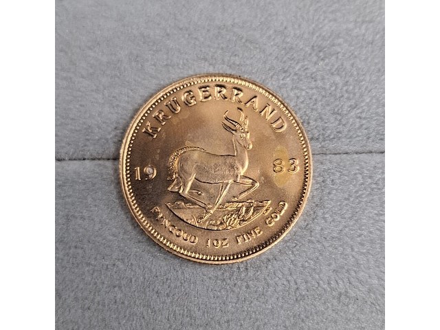 4x gouden munt, south africa, krugerrand, 1983 - afbeelding 2 van  5