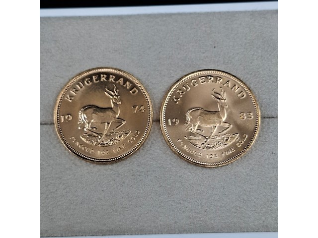 4x gouden munt, south africa, krugerrand - afbeelding 4 van  5