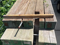 4x guyana teak dragline schotten, 200x1000mm, lengte 1/165cm, 3/200cm - afbeelding 1 van  3