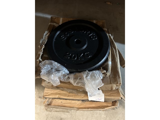 4x halterschijf 20 kg - afbeelding 1 van  3