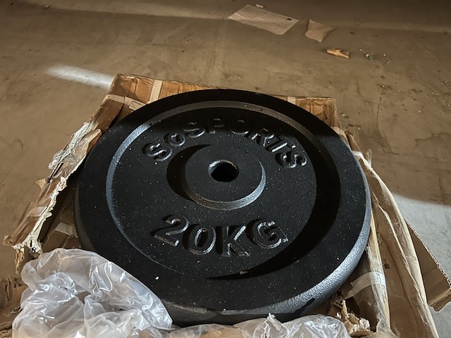 4x halterschijf 20 kg - afbeelding 2 van  3