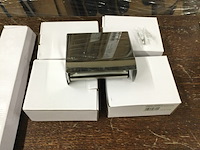 4x handdoekrek en 4x toiletrolhouder, chroom - afbeelding 3 van  4