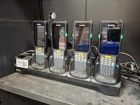 4x handheld met laadstation zebra, mc330l - afbeelding 1 van  5