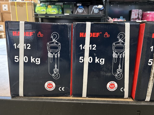 4x handtakel 14/12 500kg, hadef - afbeelding 2 van  3