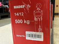 4x handtakel 14/12 500kg, hadef - afbeelding 3 van  3