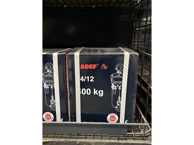 4x handtakel hadef, 14/12 500 kg - afbeelding 3 van  3