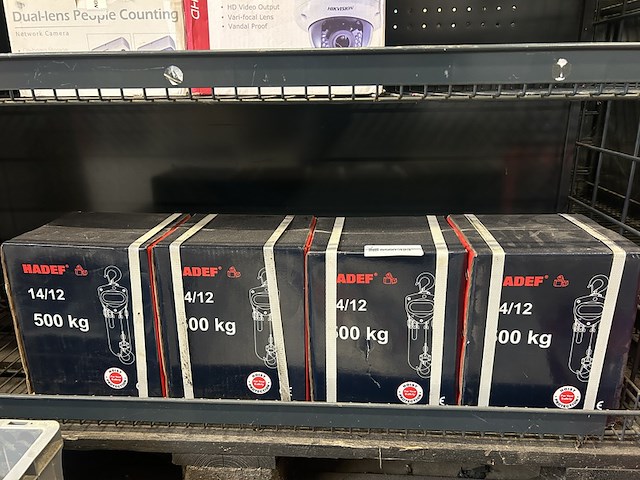 4x handtakel hadef, 14/12 500 kg - afbeelding 1 van  3