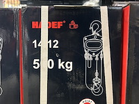 4x handtakel hadef, 14/12 500 kg - afbeelding 2 van  4