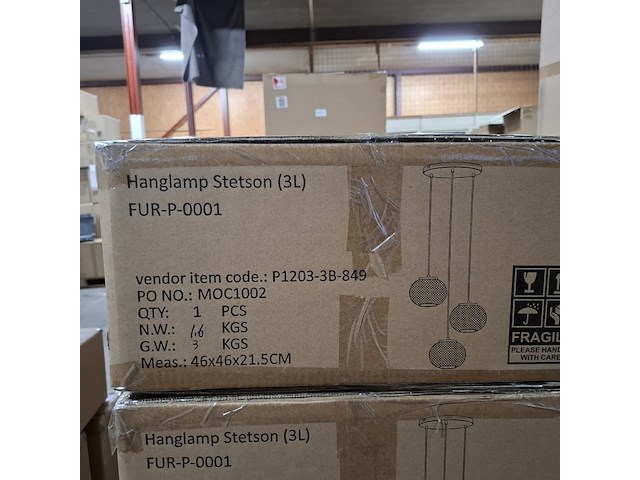 4x hanglamp, furniqs, stetson - afbeelding 3 van  3