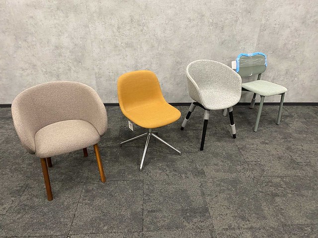 4x hay/ muuto/ zilio a&c - designmix stoel - ongebruikt - afbeelding 9 van  17