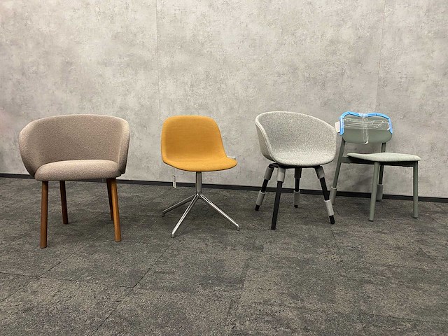 4x hay/ muuto/ zilio a&c - designmix stoel - ongebruikt - afbeelding 10 van  17