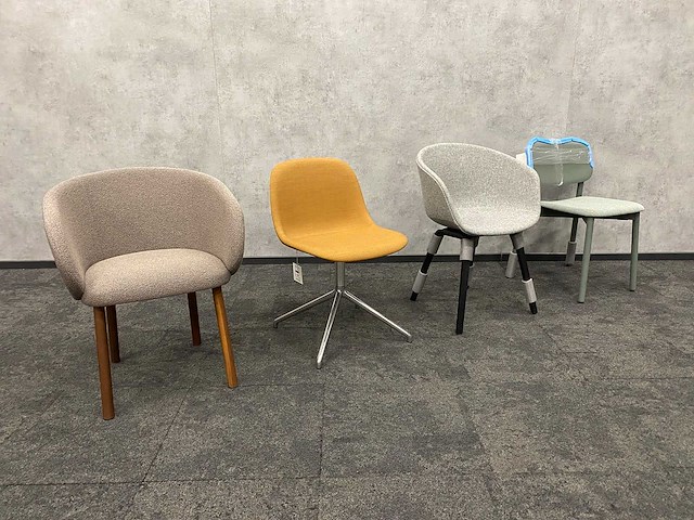 4x hay/ muuto/ zilio a&c - designmix stoel - ongebruikt - afbeelding 7 van  17