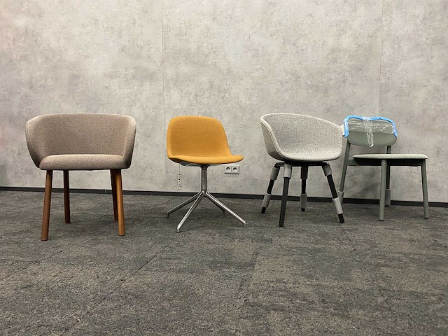 4x hay/ muuto/ zilio a&c - designmix stoel - ongebruikt - afbeelding 8 van  17