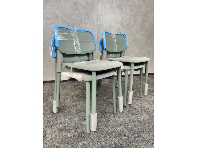 4x hay soft edge 12 - design stoel - dusty green - afbeelding 2 van  22